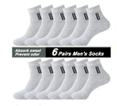 Men's Socks  38-45 Size Pack of 6. (Imported)