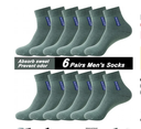 Men's Socks  38-45 Size Pack of 6. (Imported)